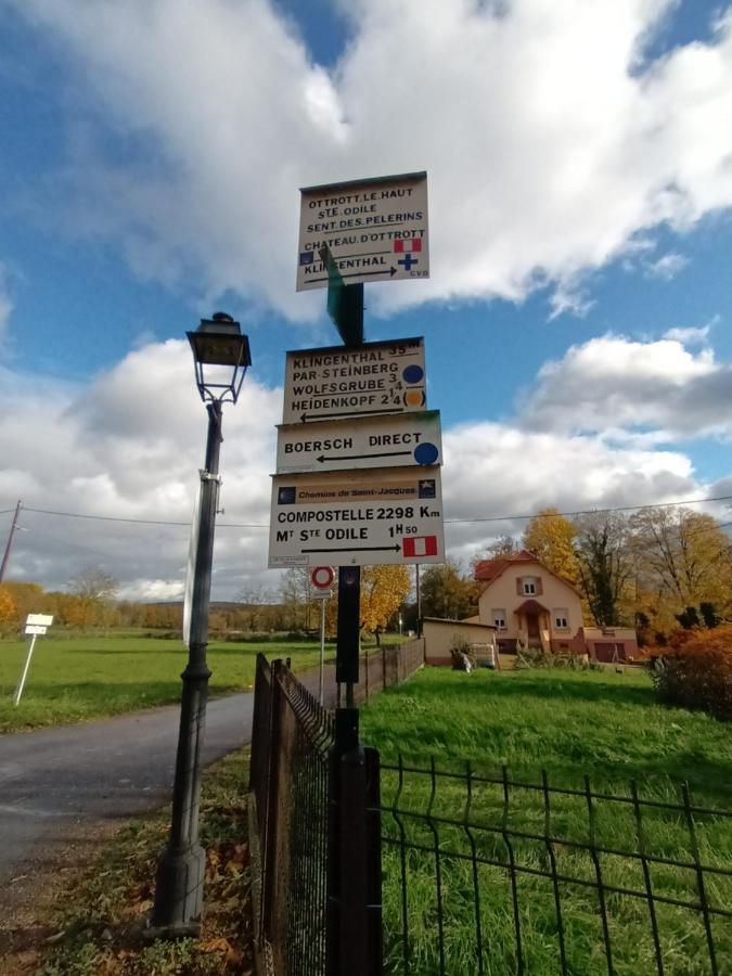 Au Jardin De La Maison Des Soeurs Bed & Breakfast Mutzig Exterior photo